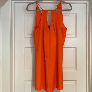 Bebe Orange knee length cocktail dress